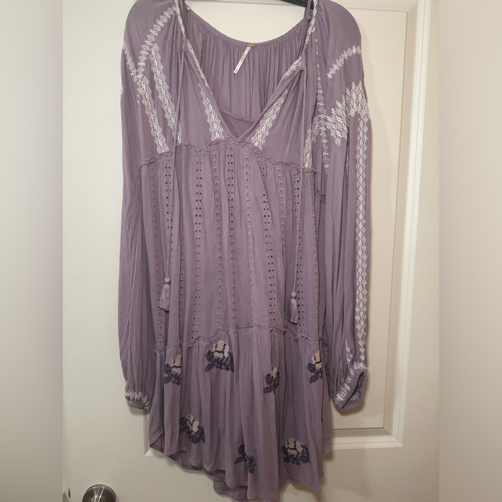 Free People purple dress size M, worn twice!